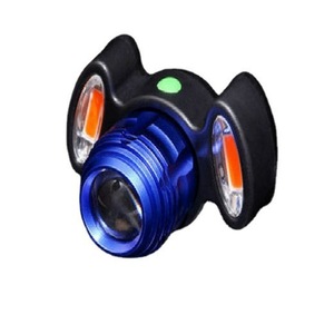 Luz Led para bicicleta de conducción nocturna, resistente al agua, Ipx5, 4 modos, aleación de aluminio, negro, rojo, azul, recargable por USB, accesorio para ciclismo - Product Image 1