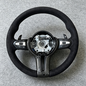 Volant sport M Alcantara pour <span class=keywords><strong>BMW</strong></span> M3 M4 M5 F06 F10 F11 F12 F15 F20 F21 F22 F30 F31 F32 F34 F36 F80 F82 F87 E60 E71 E90 - Product Image 3