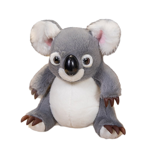 Lindo Peluche <span class=keywords><strong>de</strong></span> Koala con Dos Diseños <span class=keywords><strong>de</strong></span> Hojas, Relleno <span class=keywords><strong>de</strong></span> Algodón PP Suave y Esponjoso, 22 cm, Adorable Decoración <span class=keywords><strong>de</strong></span> Escritorio, Regalo Cálido y Reconfortante para Niñas - Product Image 1