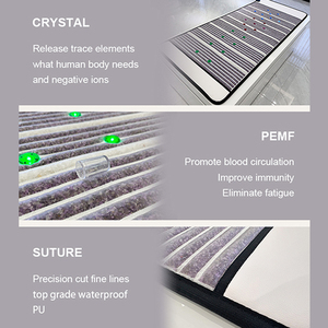 Cuerpo completo multicapa rayo infrarrojo lejano 660nm luces rojas Pemf campo magnético biofotón terapia calefacción piedras curativas colchón - Product Image 2