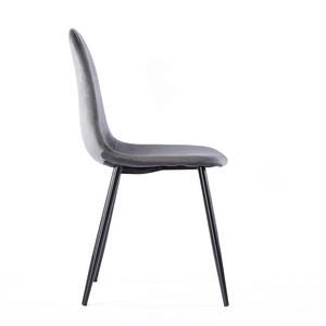 Chaise moderne en velours pour salle <span class=keywords><strong>à</strong></span> manger, vente en gros, pas cher, meilleure vente - Product Image 3