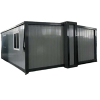 Villa familiale modulaire préfabriquée écologique de 40 pieds de haut, 3 chambres, mobile, portable, extensible, en conteneur