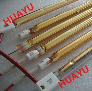 <strong>Quartz</strong> <strong>Halogen</strong> IR <strong>Lamps</strong> 1500W 235V with Gold Color - Product Image 6