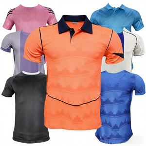 <span class=keywords><strong>Camiseta</strong></span> de Fútbol para Hombre, Uniforme de Fútbol de Manga Corta, Secado Rápido, Transpirable, Impresión por Transferencia de Calor, Retro, 100% Poliéster - Product Image 1