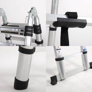 Échelle télescopique portable en <span class=keywords><strong>aluminium</strong></span> à double face, multi-usages, pour toit de voiture, à prix abordable - Product Image 4