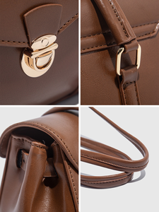 Bolsos Personalizados con Logotipo, Acabado Brillante, Bolso de Hombro Largo, Hebilla de Metal, Perfil Rígido, Bolso de Fábrica - Product Image 6