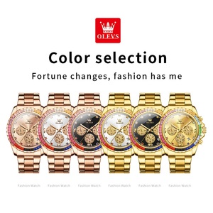 OLEVS 2939 Orologio Sportivo Multifunzionale in Acciaio Inossidabile con Logo Personalizzato, Orologio al Quarzo Impermeabile con Diamanti per Uomo - Product Image 6