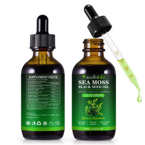 Acentiallabs Groothandel 60Ml Puur Organisch Zeemos Vloeibare Druppels Iers Zeemos Zwart Zaad Olie Ashwagandha Supplement - Product Image 6