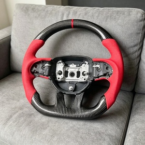 Volant de voiture le plus vendu, adapté aux modèles Dodge Charger Exhaust Durango 2015-2024 Sxt Gt <span class=keywords><strong>Rt</strong></span> Srt Hellcat en fibre de carbone - Product Image 5