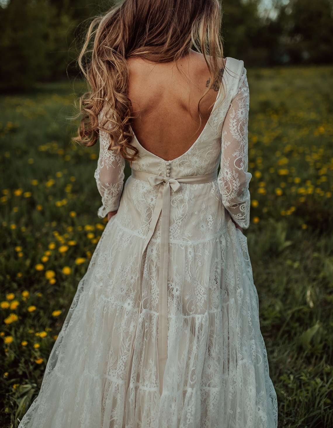 chinese dress ladies Blushing Pink Long Wedding Dresses Off-the-shoulder Long Sleeve Wedding  Gowns SEW001|Selinadress  SELINADRESS