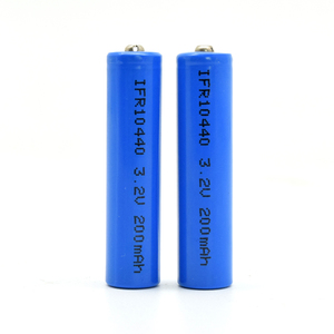 Lifepo4 cylindrical battery IFR10440 3.2 volts 200 mA per hour lifepo4 - Product Image 2