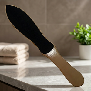 ASAP Eco-friendly <b>Light</b> Wood Straight Shape Double-Sided Professional Foot File Callus Dead Skin Remover Foot Care Tool <b>Bath</b> Art - Product Image 5
