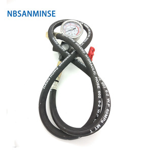 Manomètre de pression pour tuyau hydraulique NBSANMINSE 60MPa pour outil de remplissage d'azote - Product Image 1
