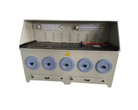 Mesa de Pulido de Doble Succión de 3kw, Colector de Polvo Lateral y de Descenso para Pulido y Desbarbado de Metales