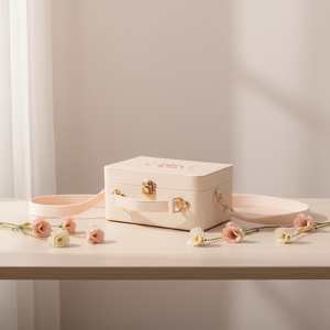 Caja de Cartón para Niños <span class=keywords><strong>con</strong></span> Diseño Personalizado, Forro de Esponja y Asa Ecológica para Empacar Ropa y Regalos - Product Image 3
