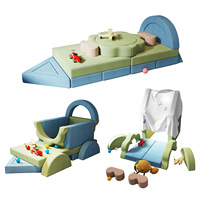 Sofá de Juego Suave para Niños OEM para Sala de Estar, Área de Juego Infantil, Juego de Sofá de Espuma Convertible de 18 Piezas