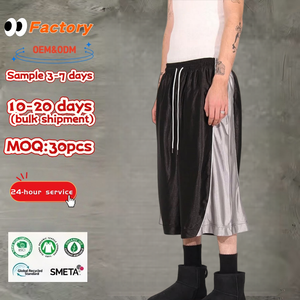 <span class=keywords><strong>Pantalones</strong></span> <span class=keywords><strong>Cortos</strong></span> Deportivos de Baloncesto y Fútbol para <span class=keywords><strong>Hombre</strong></span>, Estilo Urbano, Verano, Poliéster y Algodón, Holgados, Talla Grande - Product Image 1