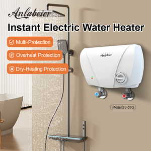 Calentador de Agua Eléctrico Instantáneo Seguro y de Ahorro de Energía, 3.5kW, Control por Perilla, Sin Tanque, para Ducha, 220-240V 50/60Hz - Product Image 4