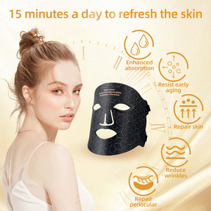 <span class=keywords><strong>Masque</strong></span> facial en silicone amélioré 510K le plus vendu : 240 LED pour thérapie par lumière rouge et bleue pour le rajeunissement facial à domicile (avec cache-yeux) - Product Image 1
