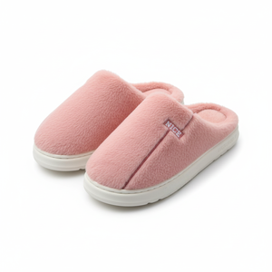 Texlina Women's Winter Home <b>Slippers</b> Comfortable <b>Slip</b>-<b>on</b> Anti-Slippery Polyester Upper - Product Image 1