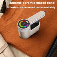 Défroisseur Vapeur Portable à Affichage LED 1200W, Poignée Rotative à 180°, Mini Fer à Vapeur Électrique pour Vêtements, Réservoir d'Eau 120ml