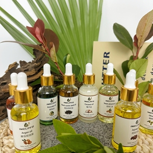 IMELPFD Mélange d'huiles liquides de graines de chanvre/argan/coco/cumin noir/<span class=keywords><strong>ricin</strong></span> 100% pur pour les soins des cheveux et du corps, la croissance de la barbe, les cosmétiques - Product Image 6