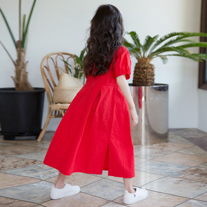 Notre entreprise recherche des distributeurs de robes pour filles coréennes, robes à volants rouges pour enfants, vêtements pour enfants. - Product Image 3