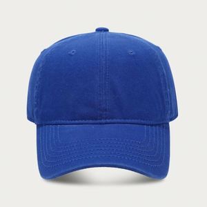 Cappello da sole artistico semplice con visiera larga, tinta unita, morbido, stile baseball, di alta qualità, effetto vintage slavato - Product Image 3