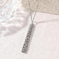 Pendentif Coranique en Acier Inoxydable avec Verset Arabe de la Baqarah et Calligraphie, Bijou de Mode Islamique Musulman pour l'Aïd, Vente en Gros