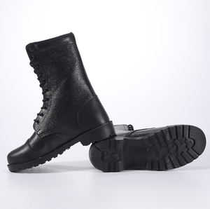 Botas Largas de Cuero Vacuno de Grano Completo HBL0105 con Puntera Reforzada y Diseño Táctico - Product Image 2