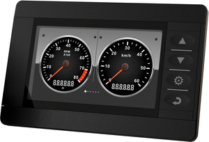 KUS KMB-43 Geïntegreerde Datamonitor 4,3 Inch Maritieme LCD Touchscreen Buitenmeter IP67 Waterdicht voor Boten - Product Image 2