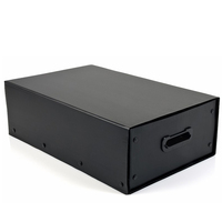 Armoire de rangement à tiroirs anti-poussière en PP ondulé, boîte de rangement multicouche empilable en plastique pour collations, boîte de rangement mobile sous table pour dossiers
