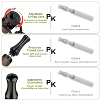 Inhalateur d'aromathérapie sans fumée pour arrêter de fumer, dispositif d'inhalation, bâtonnet aromatique portable