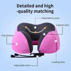 Soft Slow Rebound Space Memory Foam cuscini per il collo cuscino da viaggio Solid Neck cervicale Healthcare cuscino a forma di U