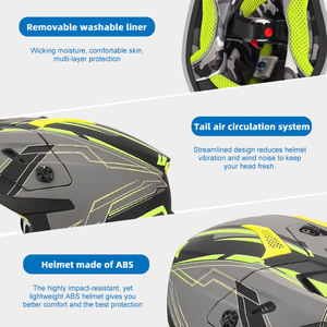 Casque de moto tout-terrain pour motocross, accessoires de moto, vente en gros, fabrication sur mesure, monocycle électrique, sport de plein air - Product Image 6