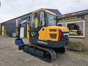 HYUNDAI HX60PRO Prix d'usine à vendre Mini pelle sur chenilles de 6 tonnes Petite pelle sur chenilles Bcakhoe Compact Excavator - Product Image 4