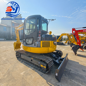 Excavadora de cadenas Komatsu PC78us-6 usada en buen estado, motor Cummins, bomba hidráulica, peso operativo de 7.8 toneladas, modelo 2025, 0.28m - Product Image 3