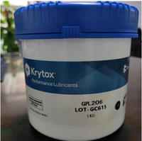 Graisse lubrifiante à base d'huile PFPE résistante à l'oxydation pour conditions de travail extrêmes Dupon Kryto GPL 206 1 kg Haute température