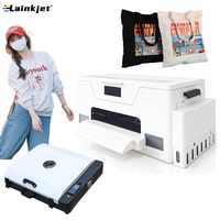 Impresora DTF de Fábrica Lainkjet con Secador Agitador de 33 cm (12 Pulgadas) XP600 A3, Máquina de Impresión de Adhesivos de Transferencia DTF, Impresora DTF para Camisetas