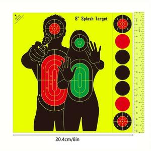 Papel Adhesivo para Tiro al Blanco con Diseño de Silueta Humana y Ardilla para Práctica de <span class=keywords><strong>Caza</strong></span> y Tiro, Venta al Por Mayor - Product Image 4