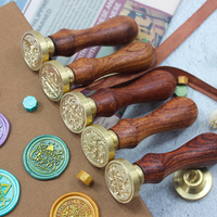 Cadeau promotionnel personnalisable avec logo imprimé numériquement, souvenirs d'entreprise, papeterie, décoration en laiton remplaçable avec manche en bois