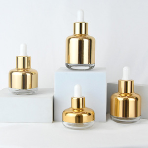 20ml30ml40ml50ml60ml chai thủy tinh với Anodized nhôm Mũ tinh dầu chai với vai vàng - Product Image 2