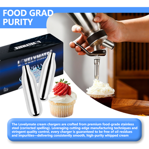 Cylindre de gaz de qualité alimentaire Lovelymate 8g pour la décoration de gâteaux professionnelle - Product Image 6