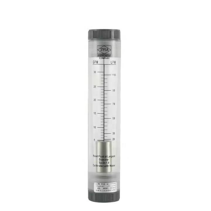 Vertical Air Rotameter Variable Area Ozone Gas Flow Meter with ...