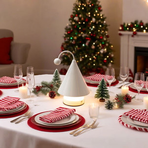 Bán Buôn <span class=keywords><strong>2025</strong></span> Mới Thiết Kế Bảng Đèn Hat Hình Bàn Đèn USB Có Thể Sạc Lại Nhỏ Ánh Sáng Ban Đêm Giáng Sinh Theo Chủ Đề Bảng Đèn - Product Image 4