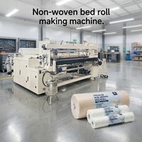 Machine à rembobiner les rouleaux de draps jetables non tissés pour hôpitaux, examens, spas, salons et la fabrication de rouleaux de papier de protection pour lits