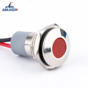 22mm IP65 su geçirmez doğrudan tip Led Pilot lamba