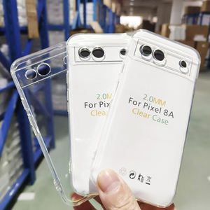 Coque de téléphone transparente en TPU de 2 mm pour Google <span class=keywords><strong>Pixel</strong></span> 9Pro XL 9 8pro 10A 9A 8A 8 7 6, protection souple transparente, pare-chocs pour téléphone portable - Product Image 4