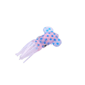 Señuelo de calamar suave de silicona, cebo artificial biónico para peces de agua salada, pesca en barco, señuelo que brilla en la oscuridad, 10cm - Product Image 5