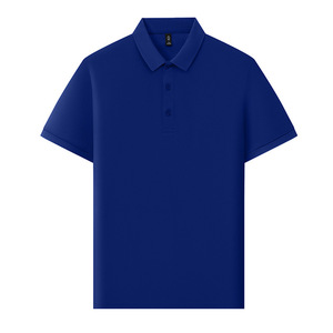 Promotional Polo Shirt Short Sleeve Solid Color Breathable Polyester Workwear Daily Use - Product Image 2